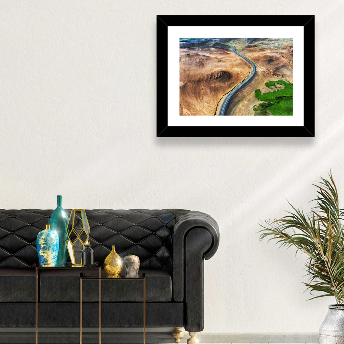 Winding Road in Geysers Valley Wall Art