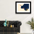 Paper Airplane in Flight Wall Art