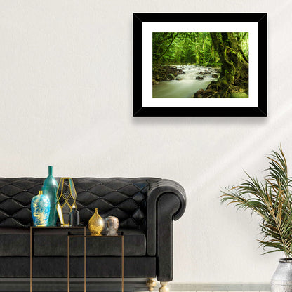 Emerald Rainforest River Wall Art