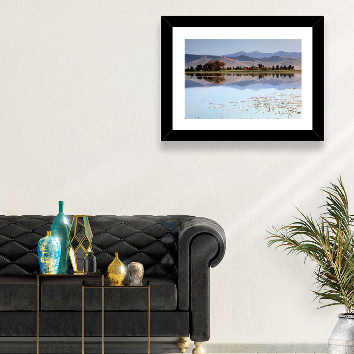 Mission Valley Lake Reflection Wall Art