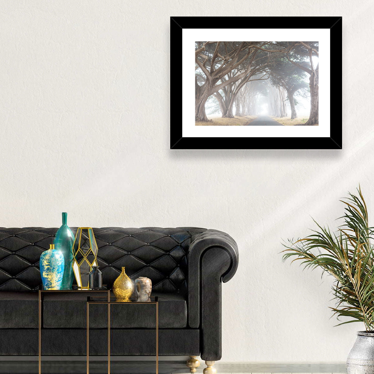 Misty Cypress Tunnel Wall Art