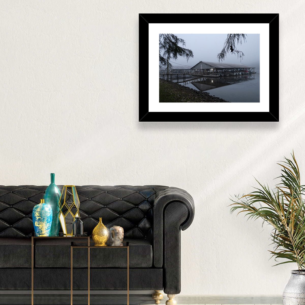 Ozark Beach Resort Boathouse Wall Art