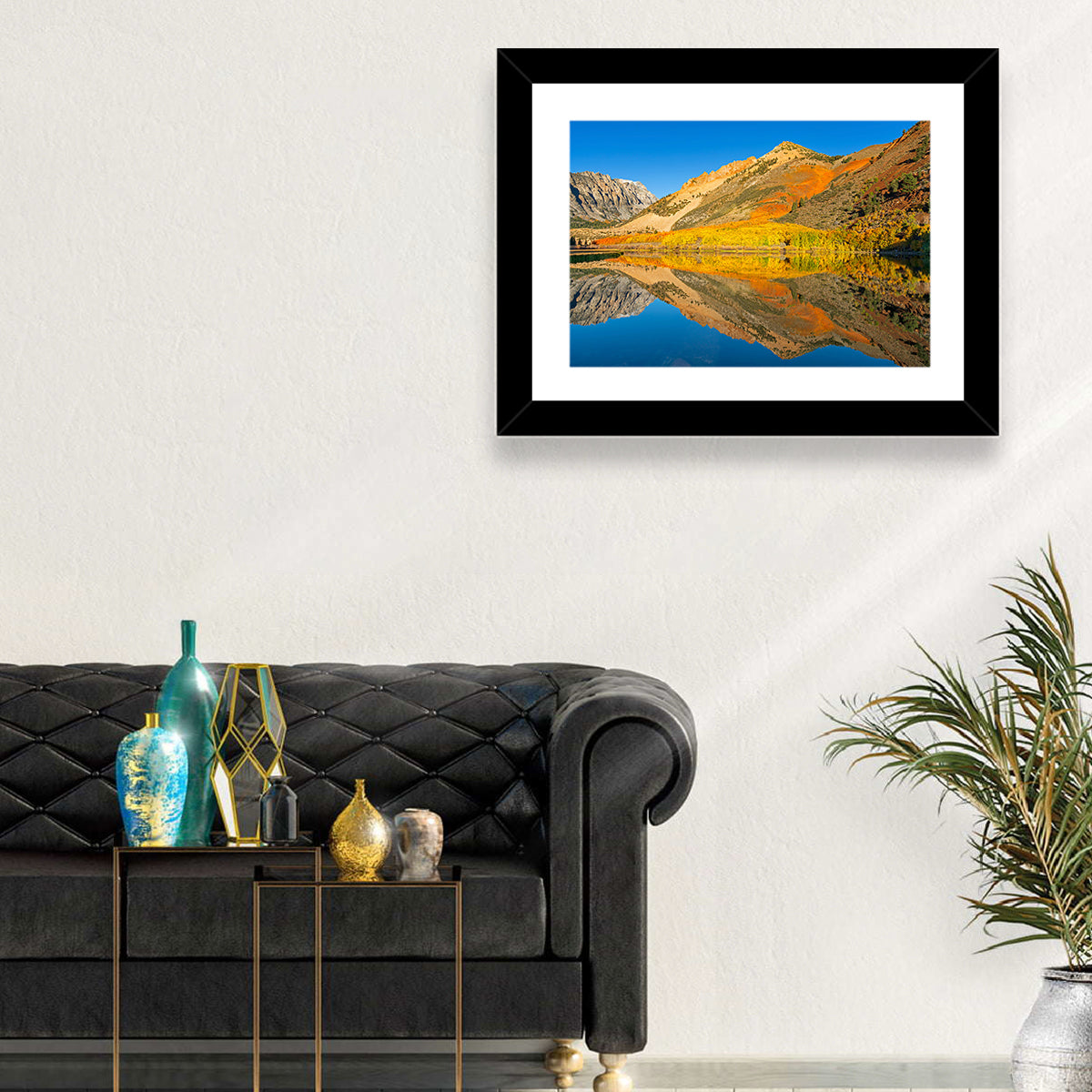 North Lake Autumn Reflection Wall Art