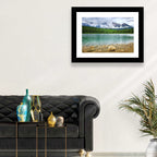 Patricia Lake Cloudy Peaks Wall Art