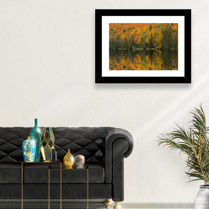 Ottawa National Forest Autumn Reflection Wall Art