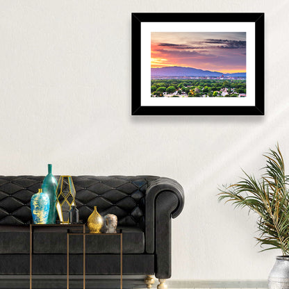 Albuquerque Skyline at Dusk Wall Art