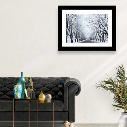 Winter Road Wall Art