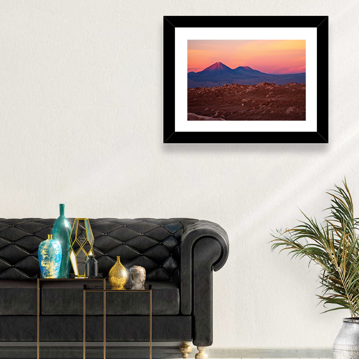 Valle De La Luna, Licancabur Volcano Wall Art in a room, landscape
