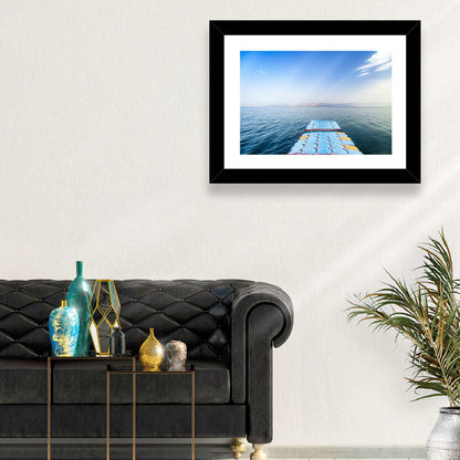 Galilee Floating Dock at Tiberias Wall Art