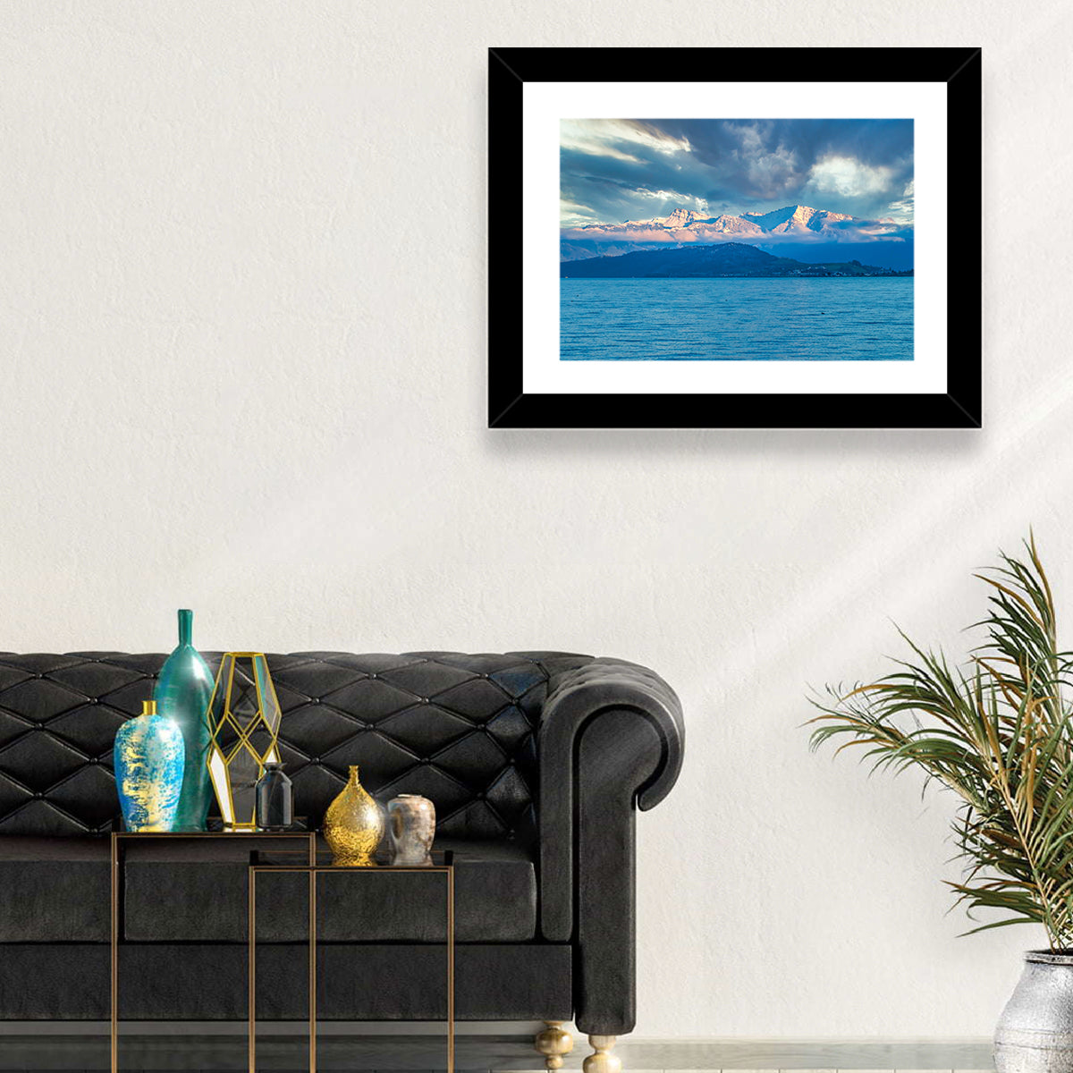 Lake Obersee Golden Hour Wall Art