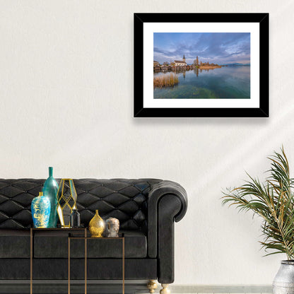 Busskirch Church on Lake Obersee Wall Art