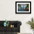 Paris Dusk Street, Eiffel Tower Wall Art