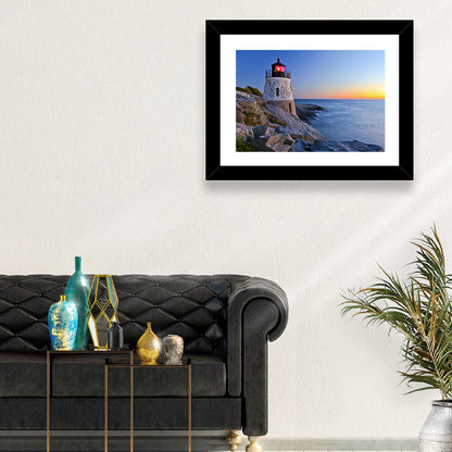 Castle Hill Lighthouse at Dusk Wall Art