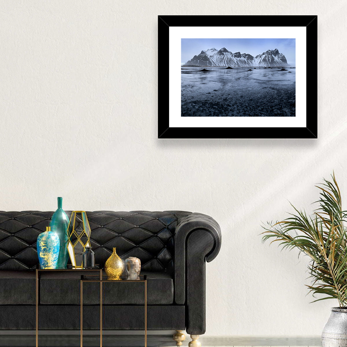 Vestrahorn at Stokksnes Wall Art in a room, landscape