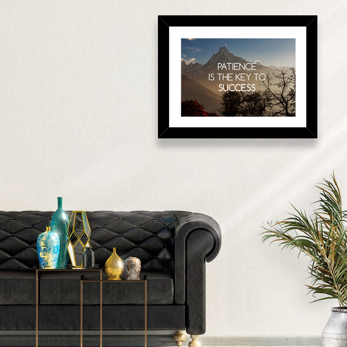 Patience Is the Key to Success Wall Art