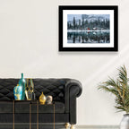 Lake O Hara Winter Reflection Wall Art