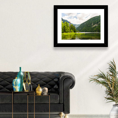 Maypole at Lake Toplitz Wall Art