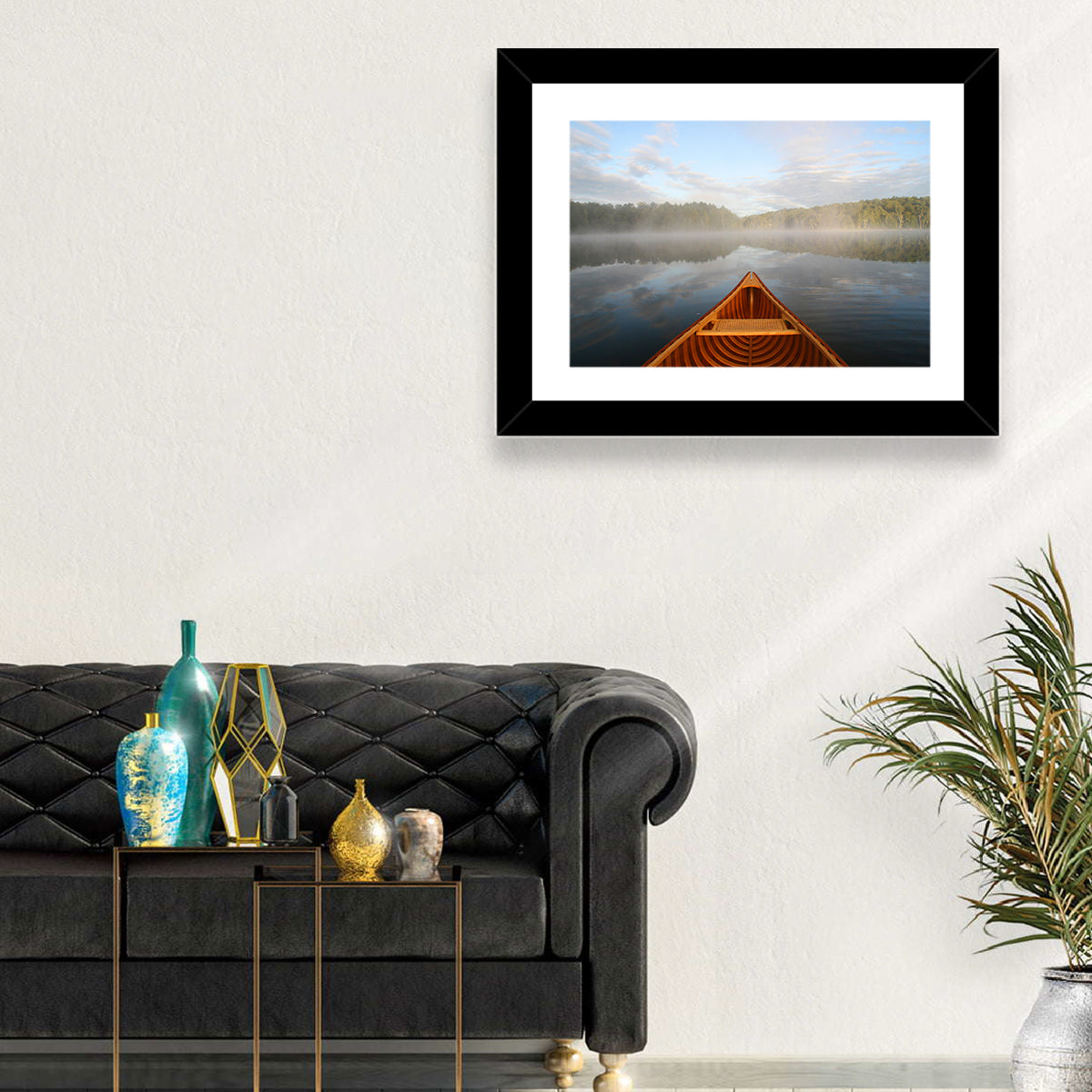 Cedar Canoe on Lake Ontario Wall Art