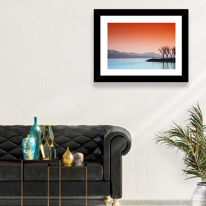 Lake Geneva Sunset Reflection Wall Art