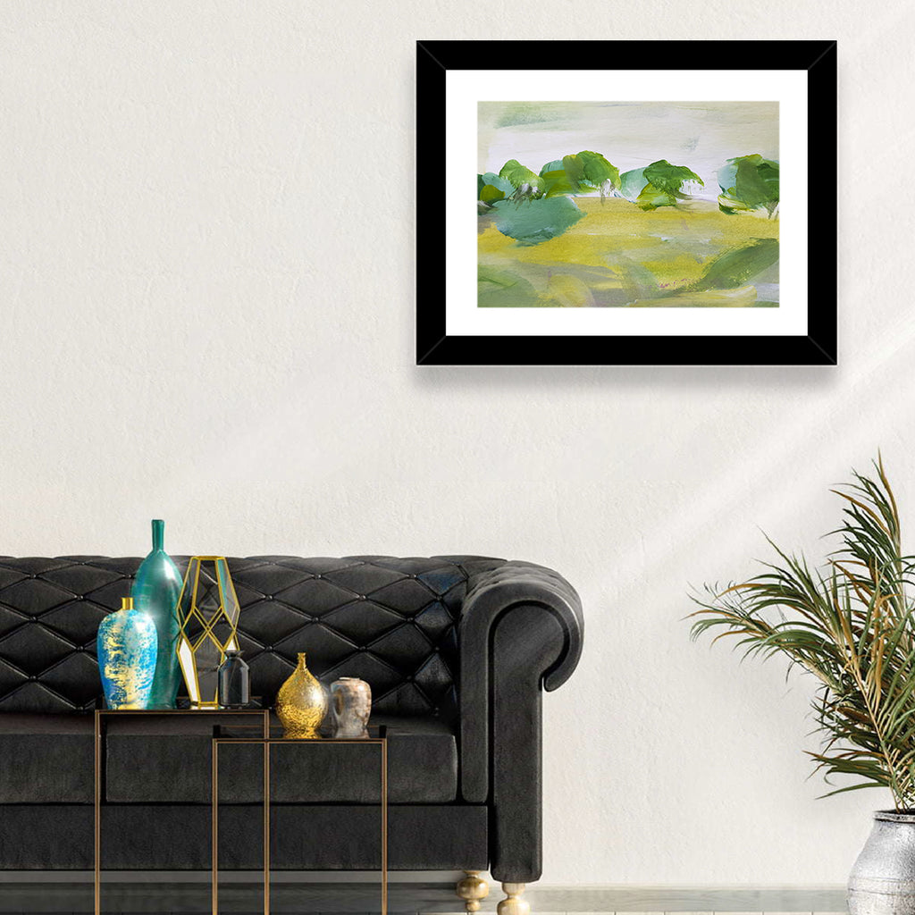 Rural Fields Abstract Wall Art