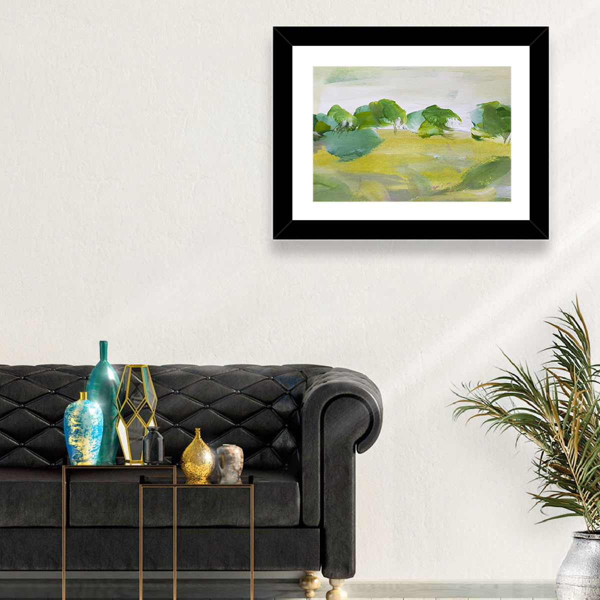 Rural Fields Abstract Wall Art