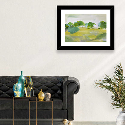 Rural Fields Abstract Wall Art