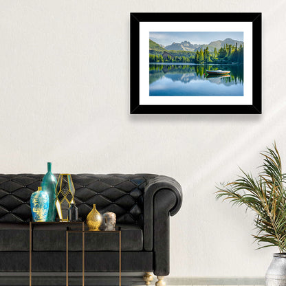 Štrbské Pleso Reflection Wall Art
