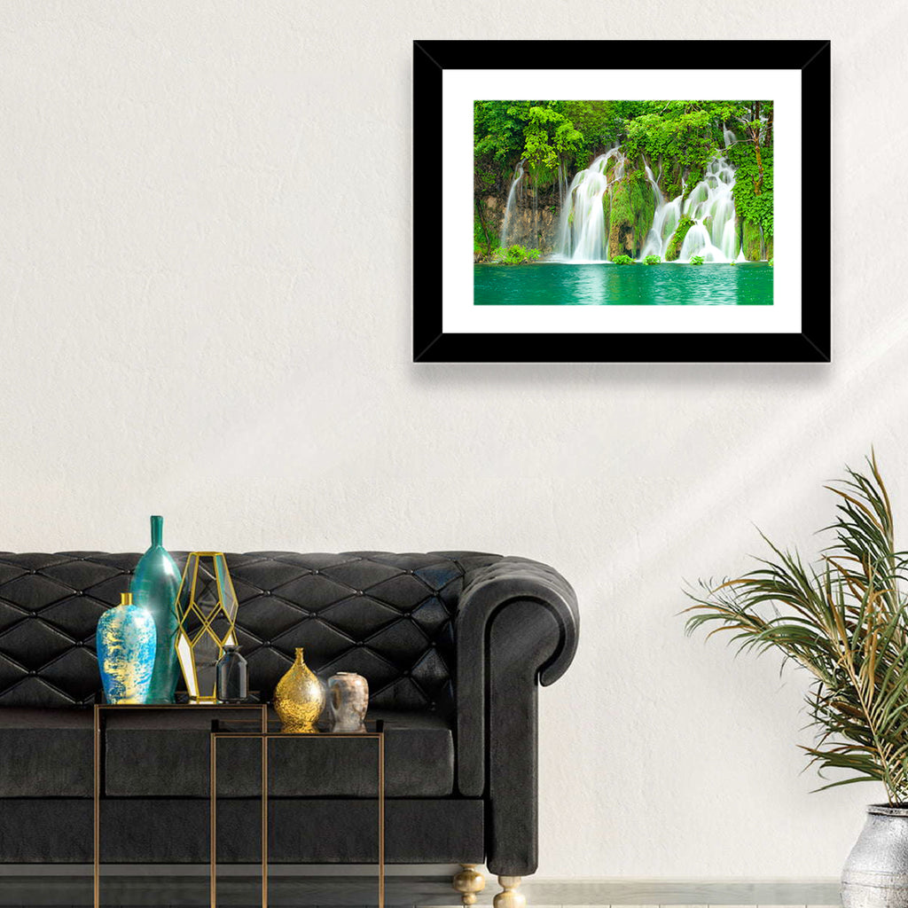 Plitvice Lakes Cascades Wall Art