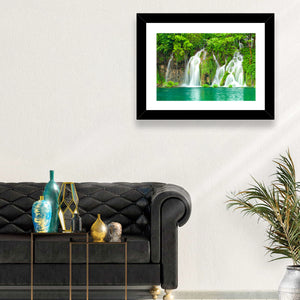 Plitvice Waterfall Wall Art