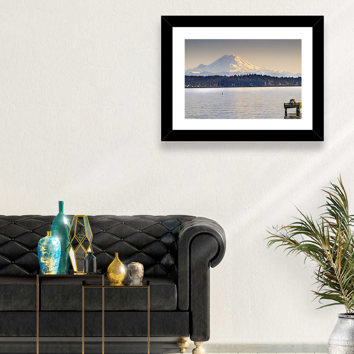 Mount Rainier Over Lake Washington Wall Art