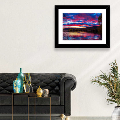 Lake Wairepo Arm Sunrise Reflection Wall Art