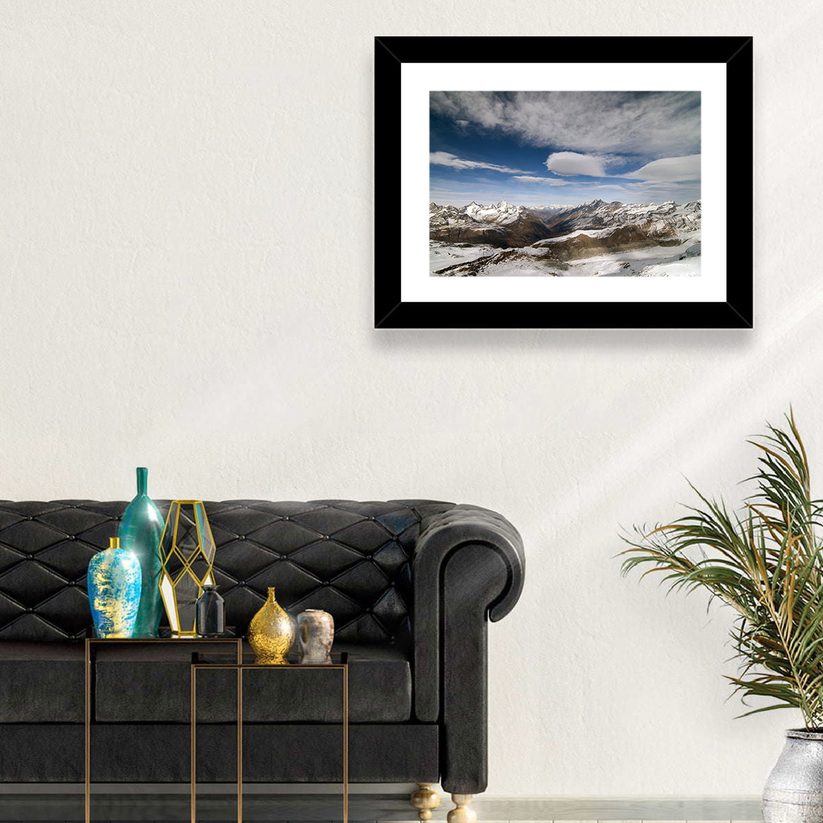 Snow-capped Peaks of Zermatt Wall Art