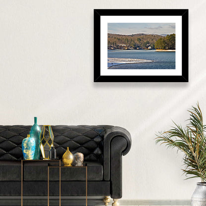 Lake Burton Winter Shoreline Wall Art