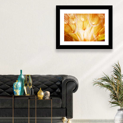 Dandelion Flower Abstract Wall Art