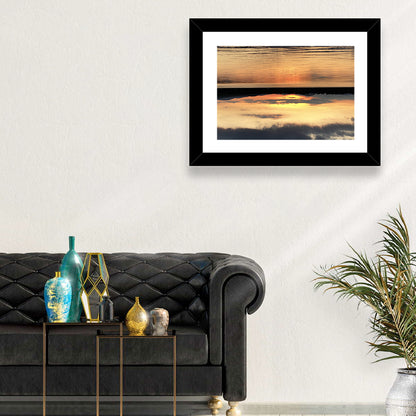 Lake Pleasant Golden Sunset Wall Art