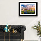 Prague Golden Hour Over Charles Bridge Wall Art