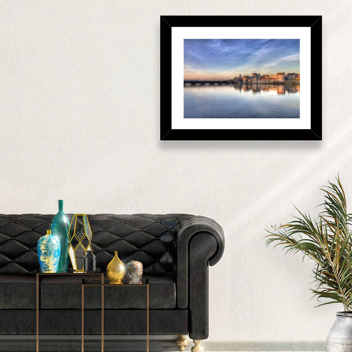 King John's Castle at Sunset Wall Art
