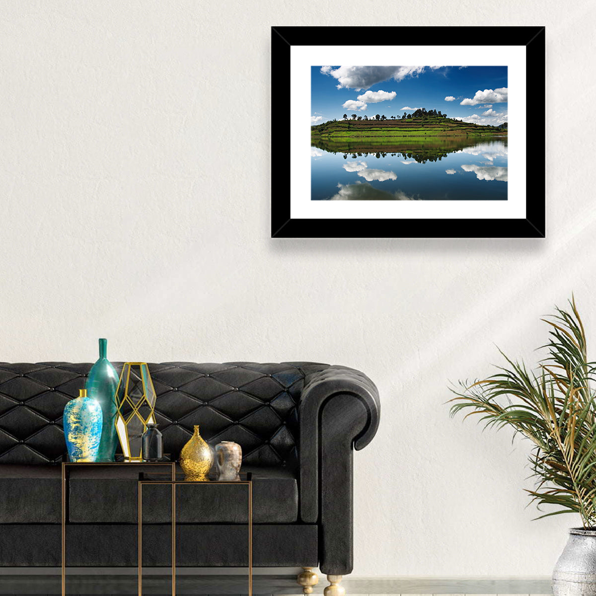 Bunyonyi Lake Reflection Wall Art