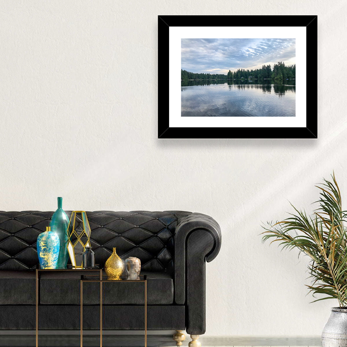 Beaver Lake Park Sunrise Reflection Wall Art