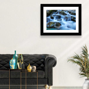 Mountain Flowing Stream Wall Art