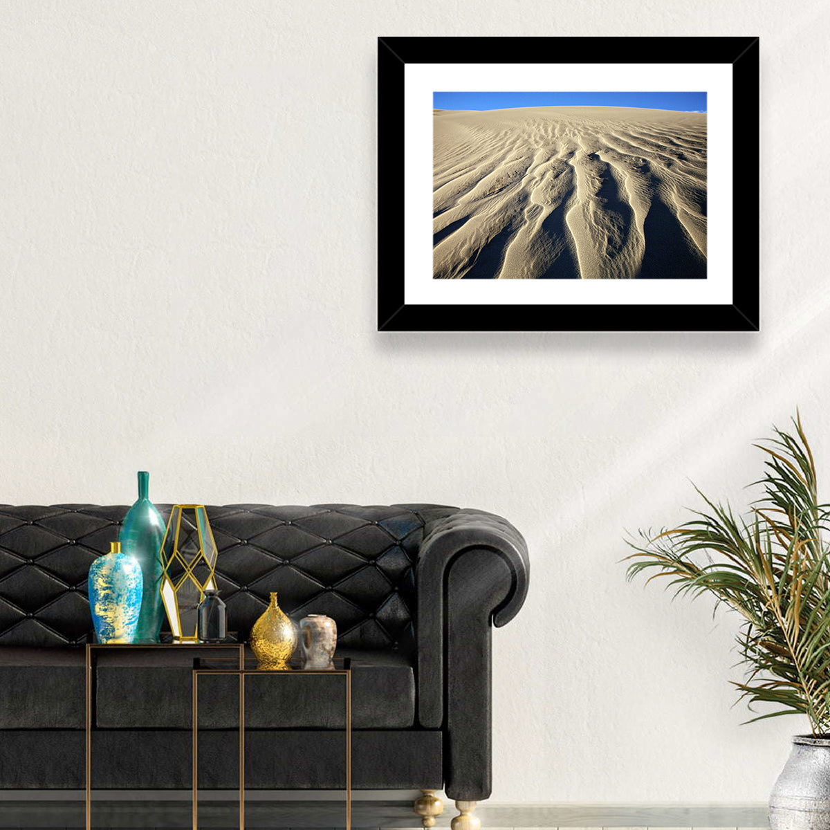 Endless Rippled Sand Dunes Wall Art