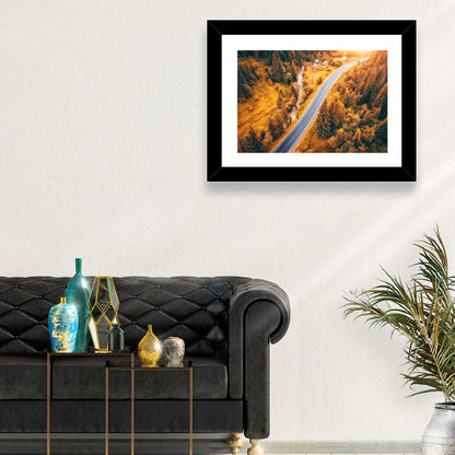 Carpathian Autumn Road Wall Art