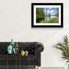 Lake Pend Oreille Wildflower View Wall Art