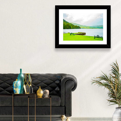 Ullswater Lakeside Benches Wall Art