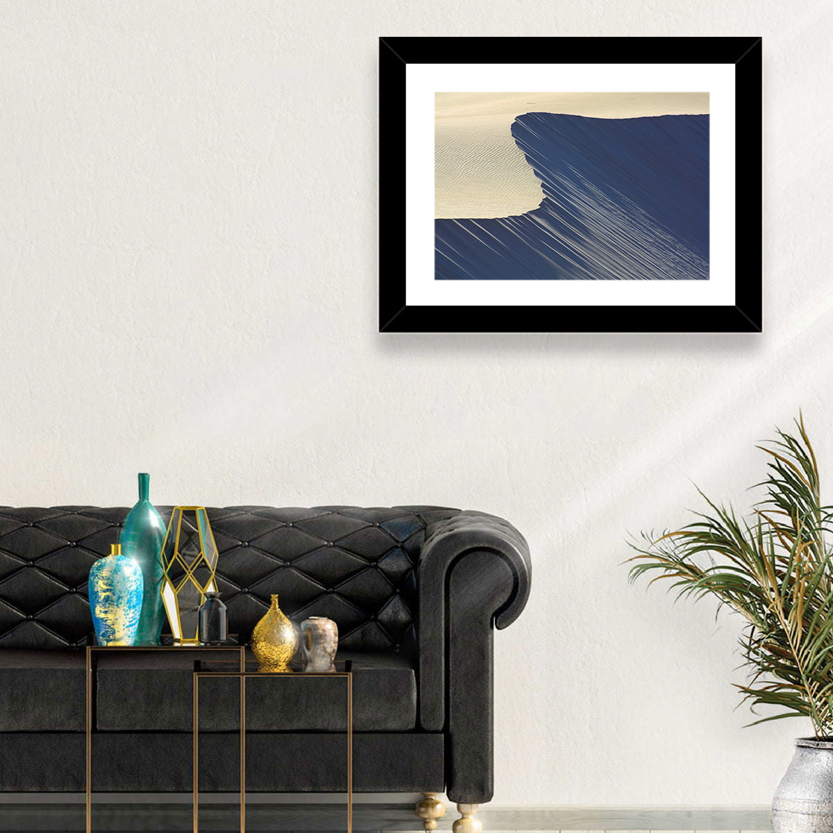 Minimalist Sand Dunes in Late Light Wall Art