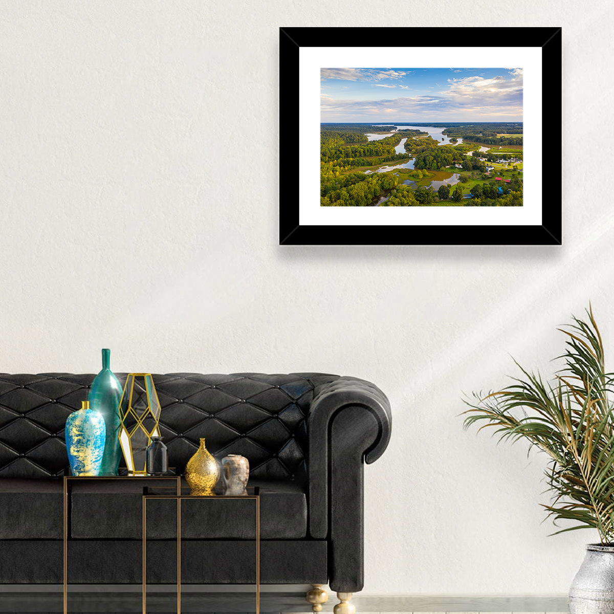 Lake Oconee Aerial Landscape Wall Art