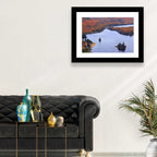 Lake Monroe Aerial with Islands Wall Art