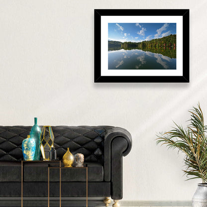Autumn Reflection at Lake Santeetlah Wall Art