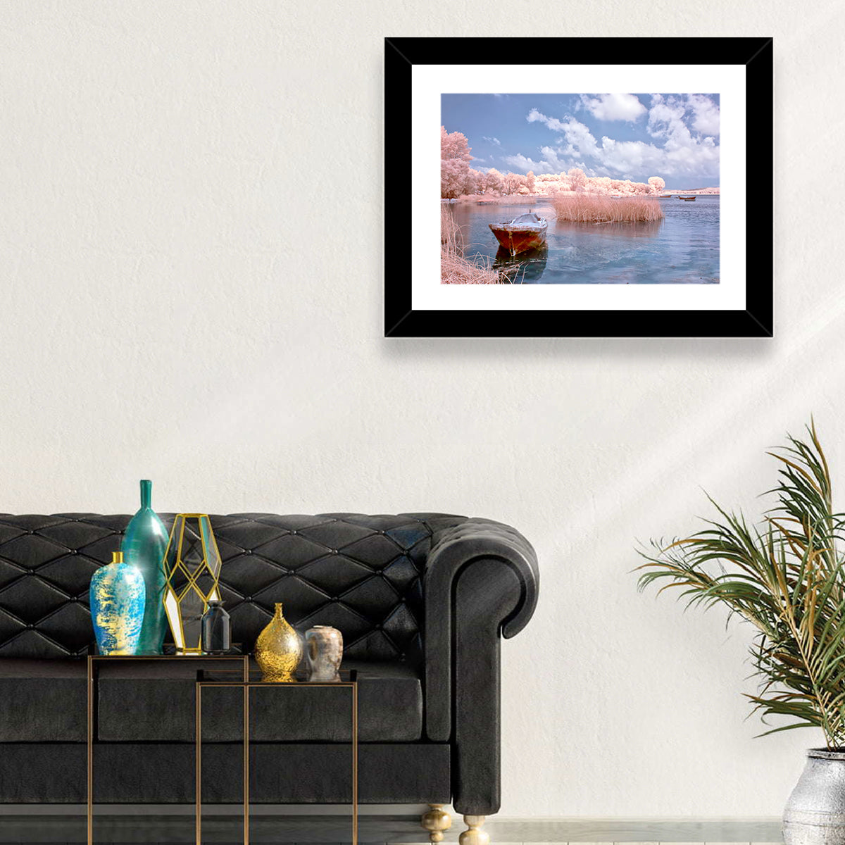 Golyazi Lake Boat Wall Art