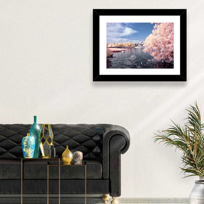 Golyazi Lake Infrared Landscape Wall Art